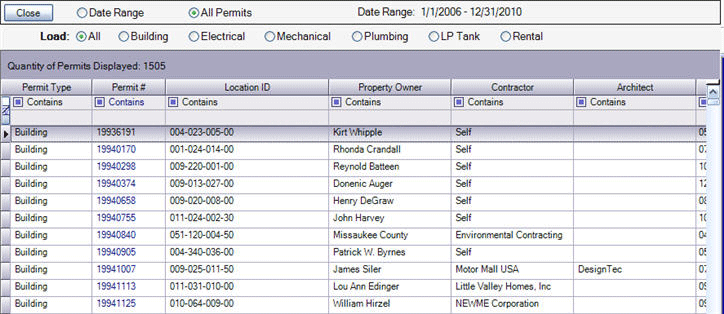 Permit Software Search Image